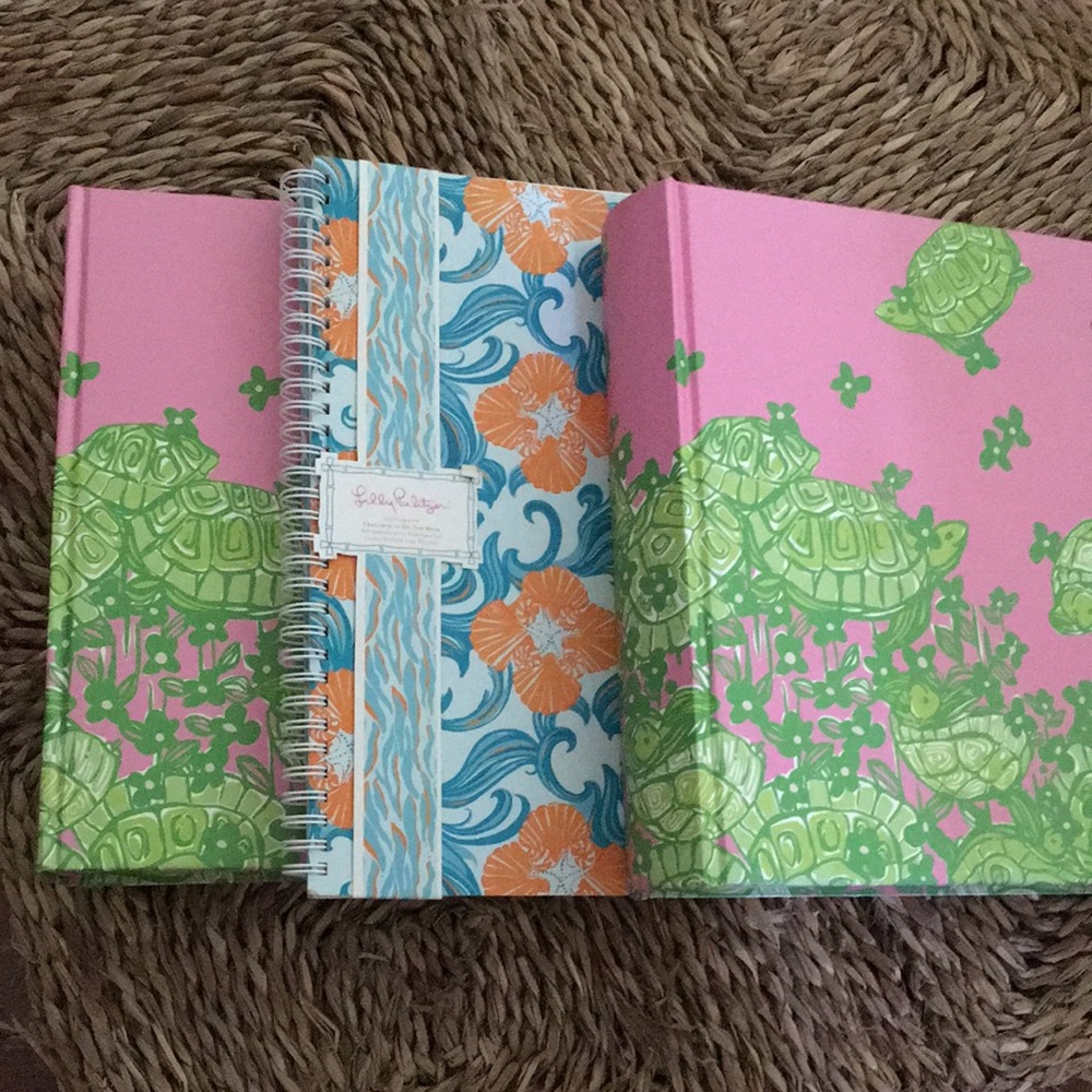 Lilly Pulitzer Notebook and Two Photo books